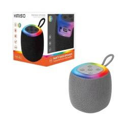 Coluna Sem Fio Portátil Kimiso KMS-M22 Cinza